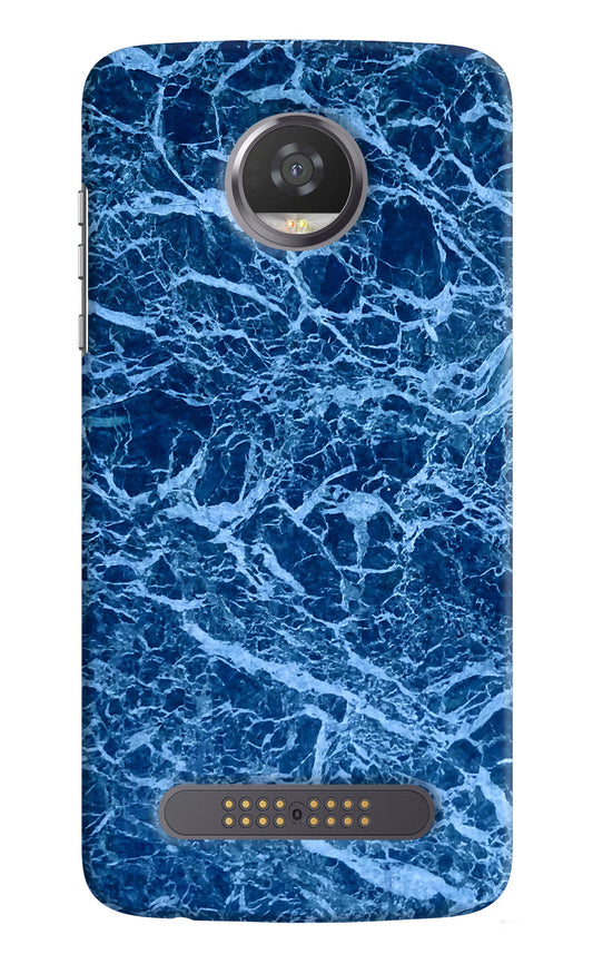 Blue Marble Moto Z2 Play Hard Case Back Cover by Casekaro