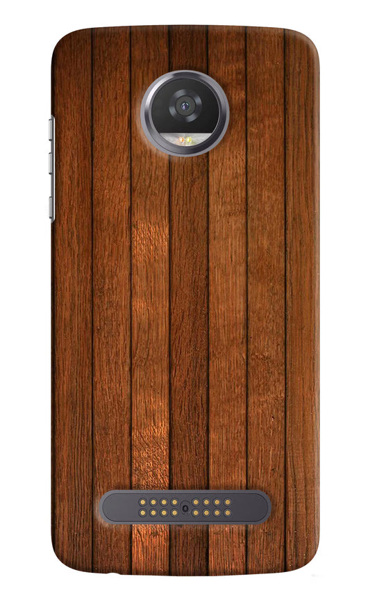 Wooden Artwork Bands Moto Z2 Play Hard Case Back Cover by Casekaro