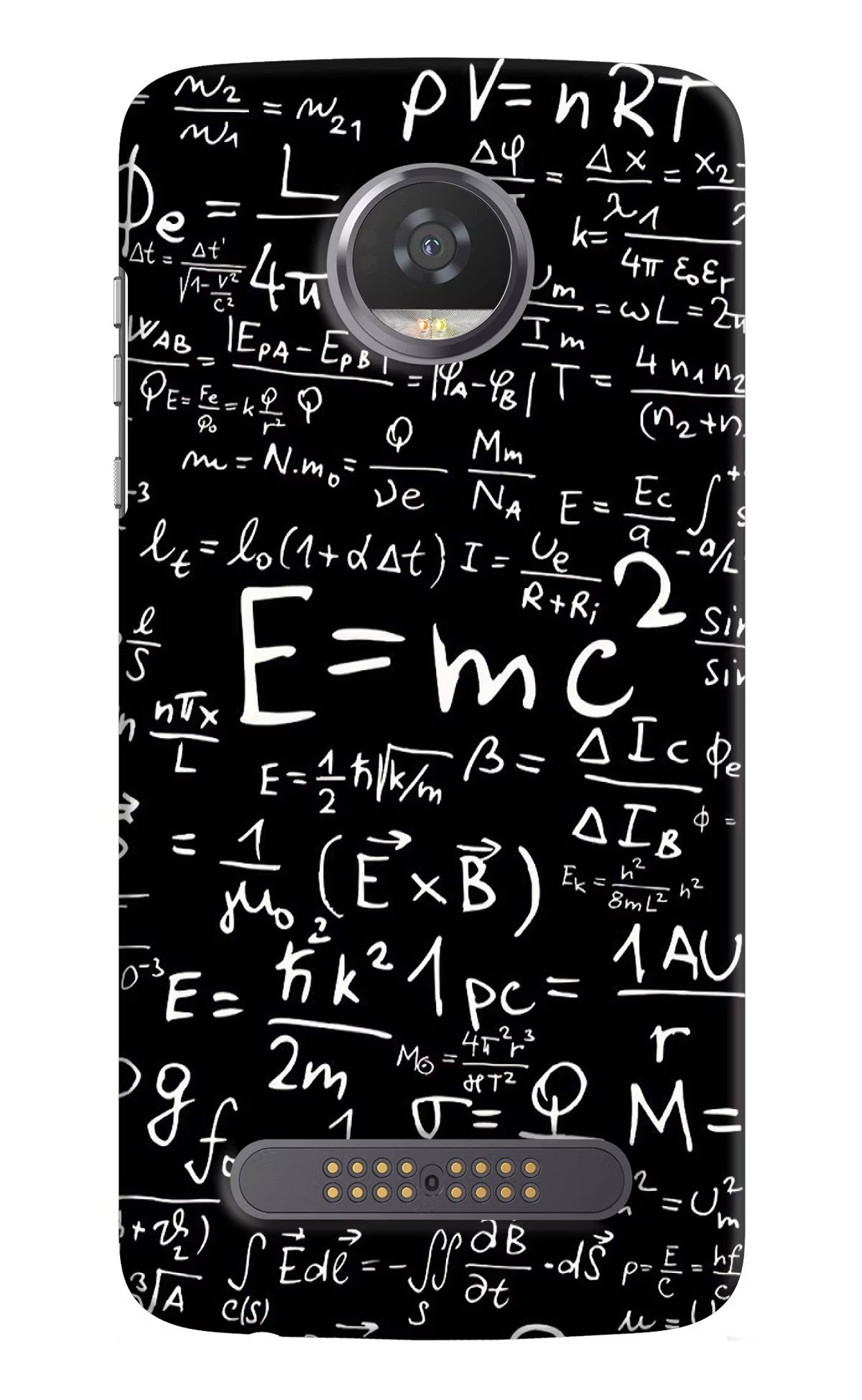 Physics Formula Moto Z2 Play Hard Case Back Cover by Casekaro
