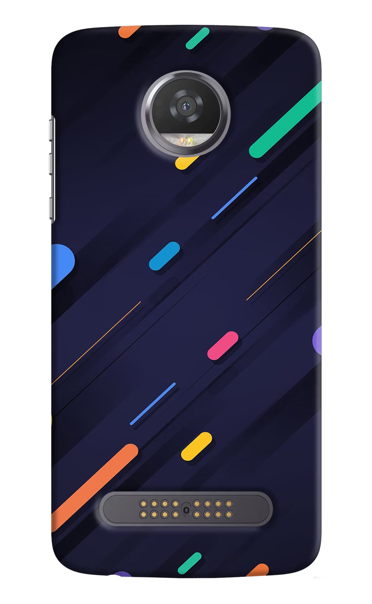 Abstract Design Moto Z2 Play Hard Case Back Cover by Casekaro