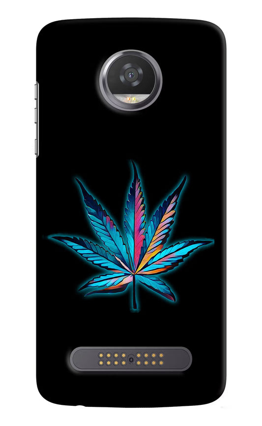 Weed Moto Z2 Play Hard Case Back Cover by Casekaro