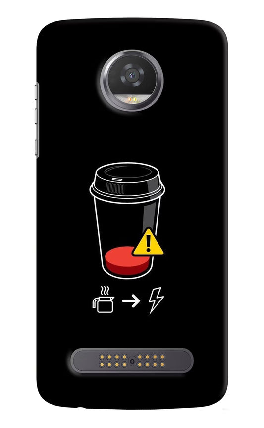 Coffee Moto Z2 Play Hard Case Back Cover by Casekaro