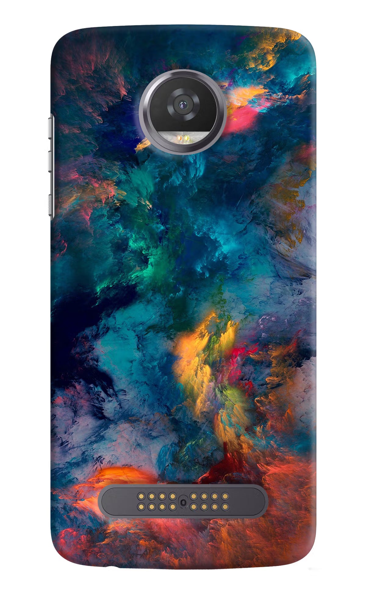 Artwork Paint Moto Z2 Play Hard Case Back Cover by Casekaro