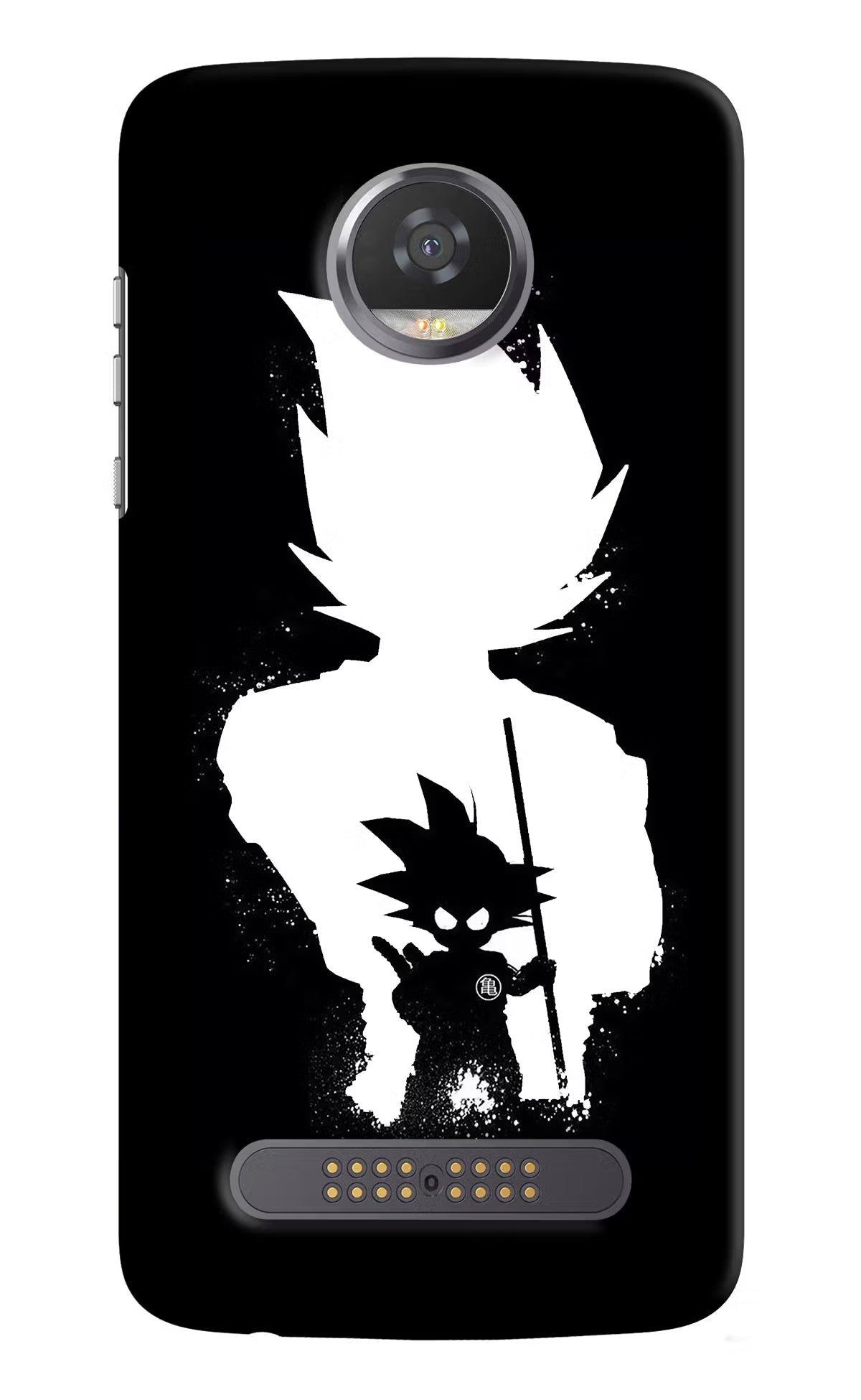 Goku Shadow Moto Z2 Play Hard Case Back Cover by Casekaro