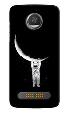 Moon Space Moto Z2 Play Hard Case Back Cover by Casekaro