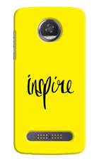 Inspire Moto Z2 Play Hard Case Back Cover by Casekaro