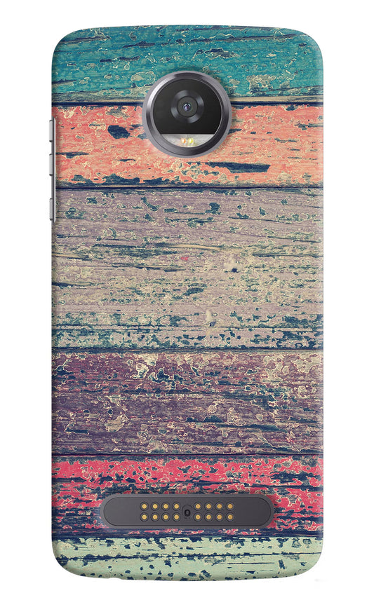 Colourful Wall Moto Z2 Play Hard Case Back Cover by Casekaro