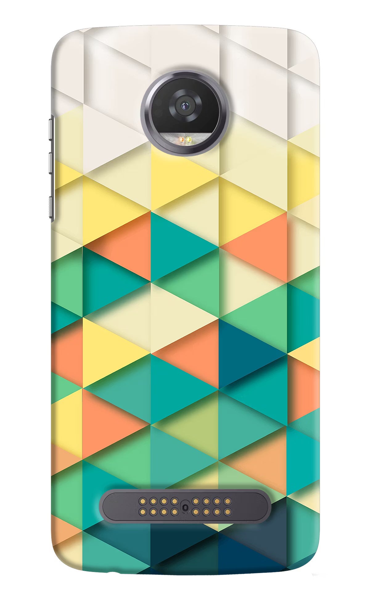 Abstract Moto Z2 Play Hard Case Back Cover by Casekaro