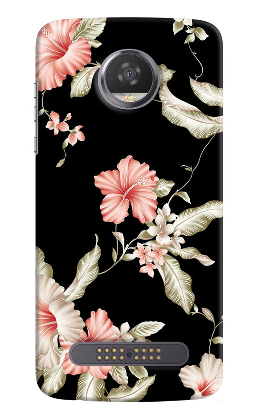 Flowers Moto Z2 Play Hard Case Back Cover by Casekaro
