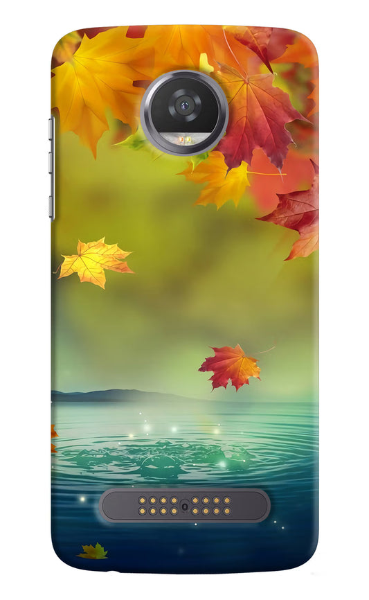 Flowers Moto Z2 Play Hard Case Back Cover by Casekaro