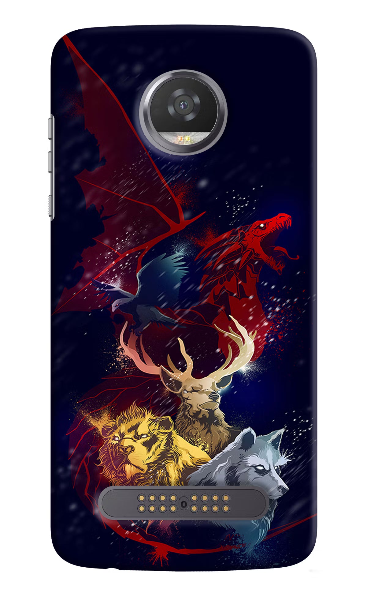 Game Of Thrones Moto Z2 Play Hard Case Back Cover by Casekaro
