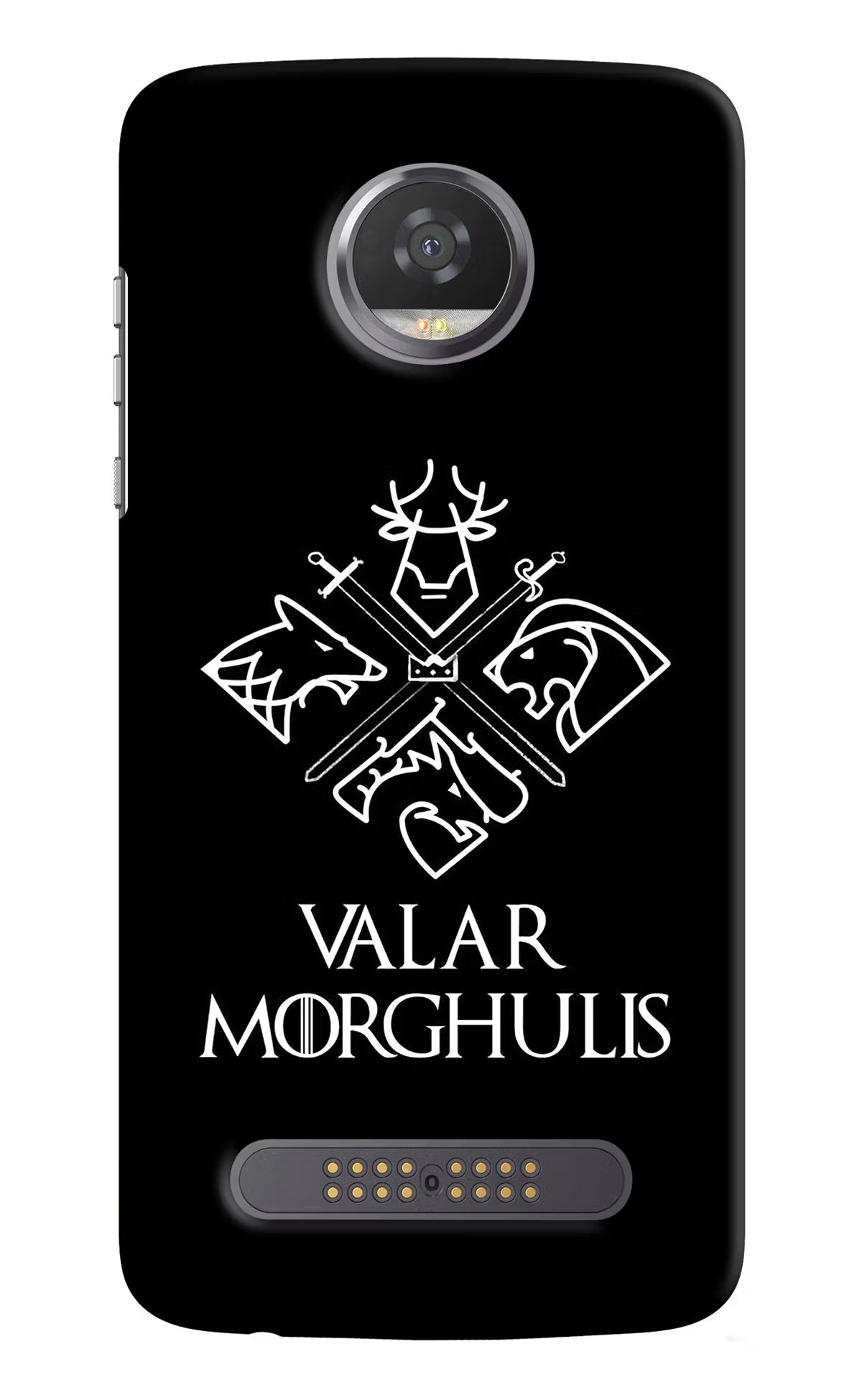 Valar Morghulis | Game Of Thrones Moto Z2 Play Hard Case Back Cover by Casekaro