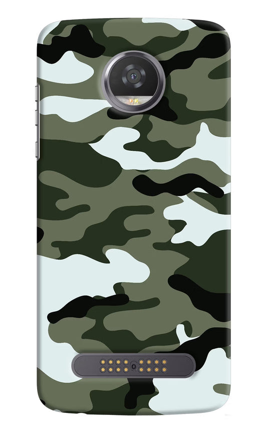 Camouflage Moto Z2 Play Hard Case Back Cover by Casekaro