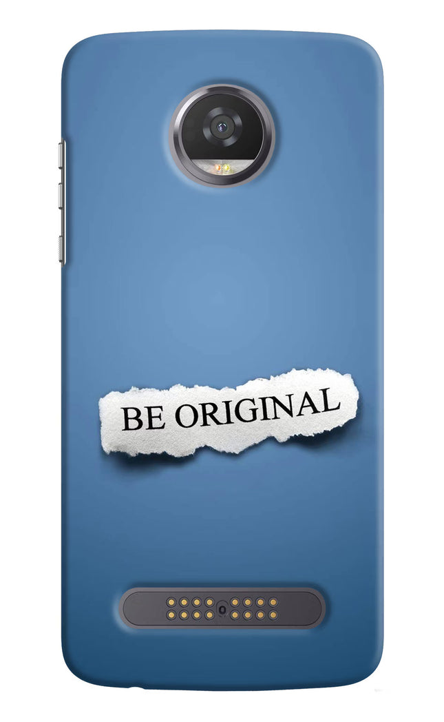 Be Original Moto Z2 Play Hard Case Back Cover by Casekaro