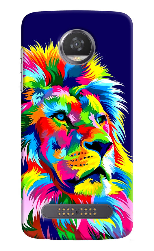 Vector Art Lion Moto Z2 Play Hard Case Back Cover by Casekaro