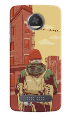 Adventurous Moto Z2 Play Hard Case Back Cover by Casekaro