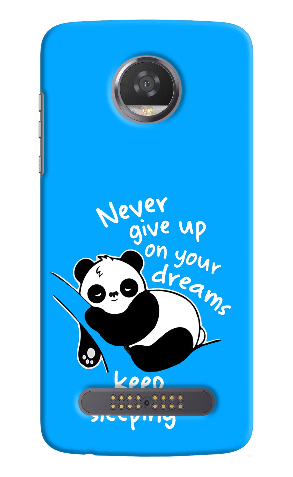 Keep Sleeping Moto Z2 Play Hard Case Back Cover by Casekaro