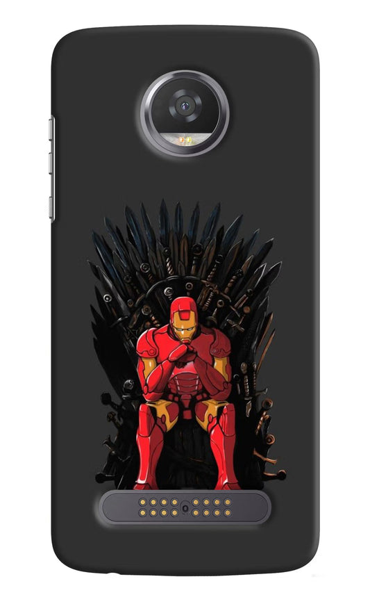 Ironman Throne Moto Z2 Play Hard Case Back Cover by Casekaro