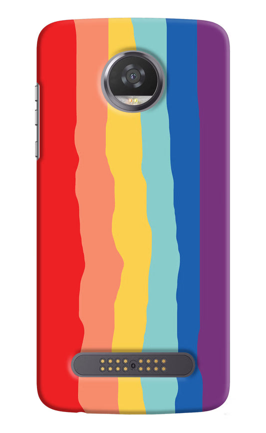 Rainbow Moto Z2 Play Hard Case Back Cover by Casekaro