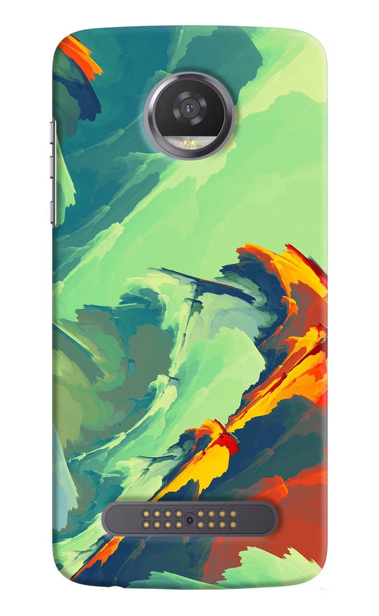 Paint Art Moto Z2 Play Hard Case Back Cover by Casekaro