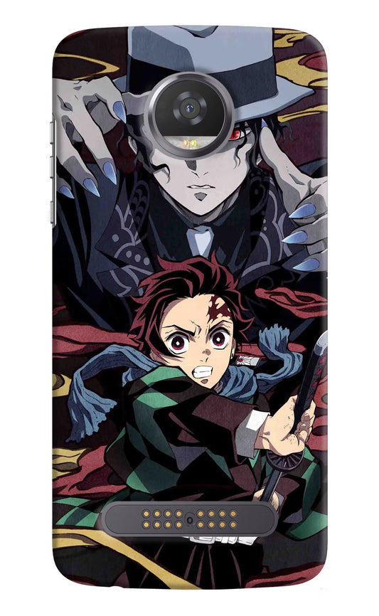 Demon Slayer Moto Z2 Play Hard Case Back Cover by Casekaro