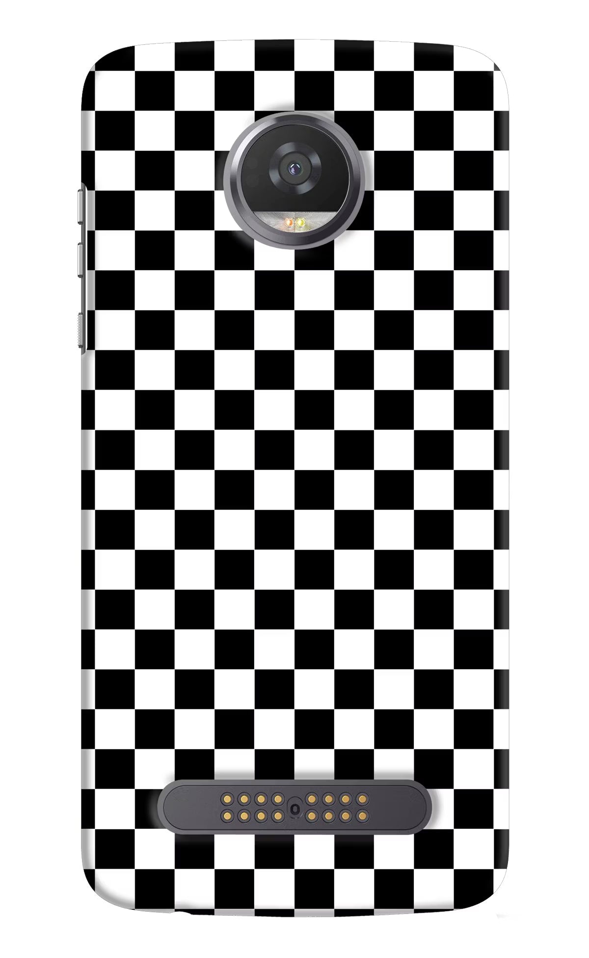 Chess Board Moto Z2 Play Hard Case Back Cover by Casekaro