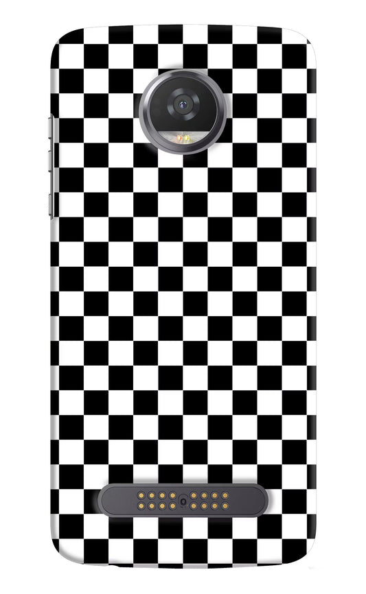 Chess Board Moto Z2 Play Hard Case Back Cover by Casekaro