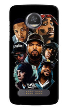 Rappers Moto Z2 Play Hard Case Back Cover by Casekaro