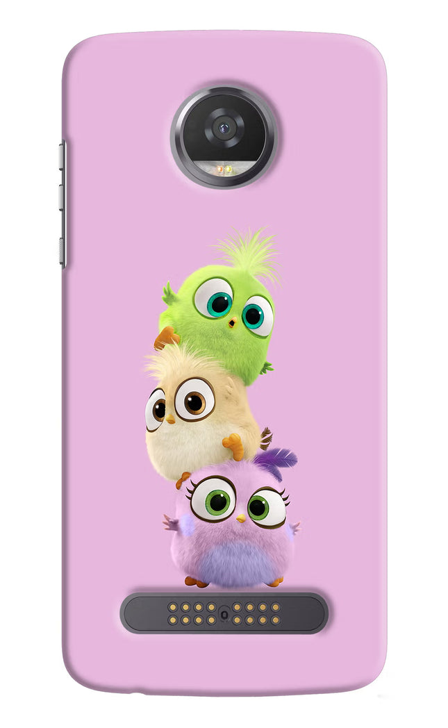 Cute Little Birds Moto Z2 Play Hard Case Back Cover by Casekaro