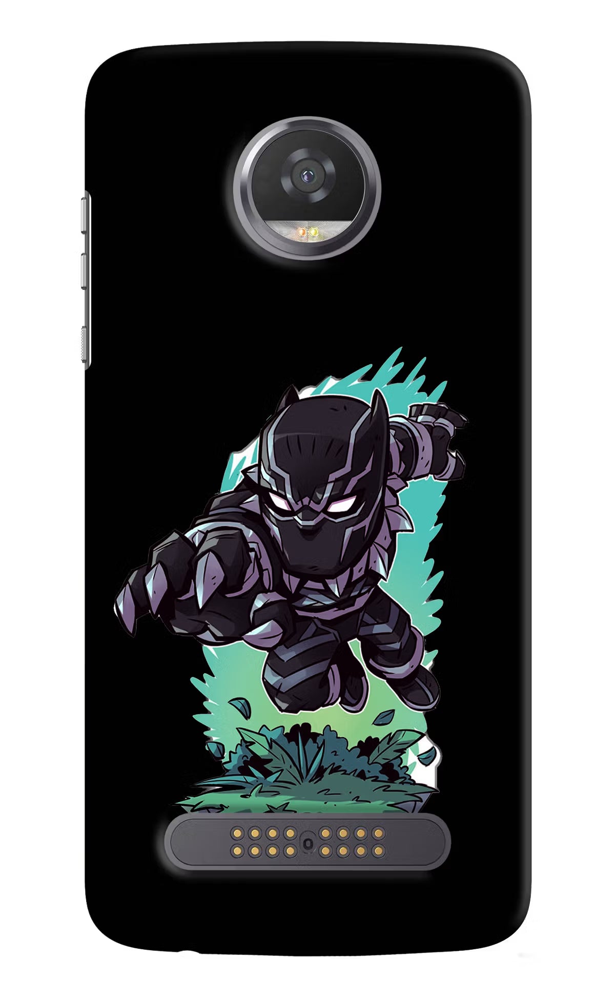 Black Panther Moto Z2 Play Hard Case Back Cover by Casekaro