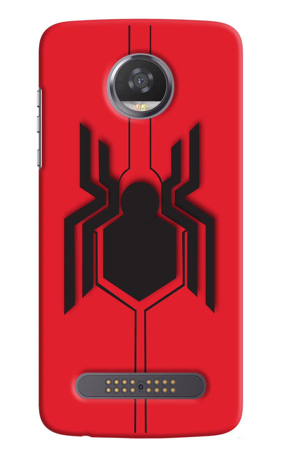 Spider Moto Z2 Play Back Cover, Hard case