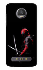 Deadpool Moto Z2 Play Hard Case Back Cover by Casekaro