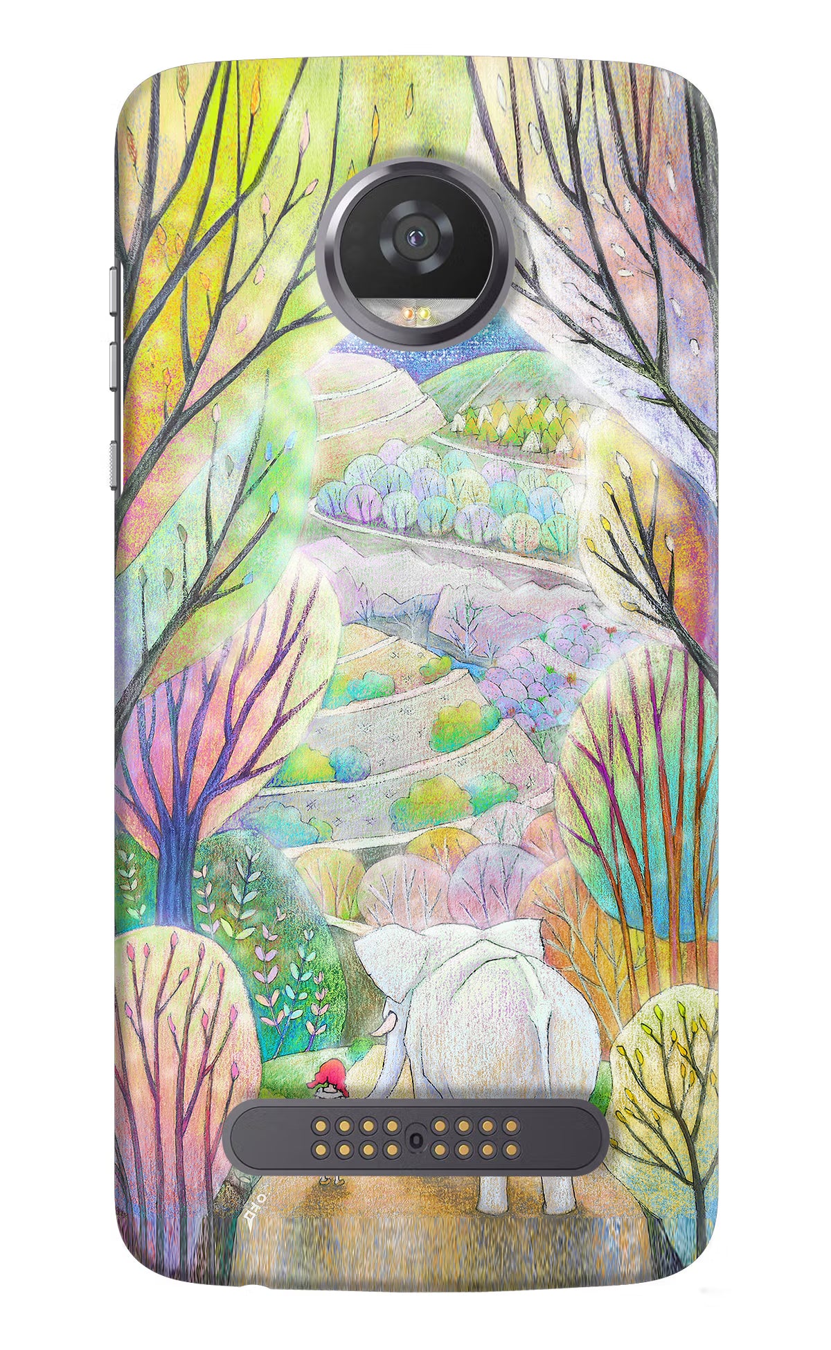 Nature Painting Moto Z2 Play Hard Case Back Cover by Casekaro