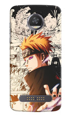 Pain Anime Moto Z2 Play Hard Case Back Cover by Casekaro