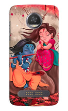 Radhe Krishna Moto Z2 Play Hard Case Back Cover by Casekaro