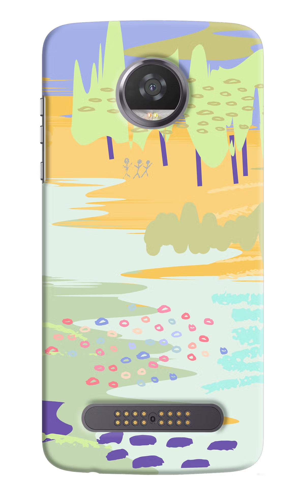 Scenery Moto Z2 Play Hard Case Back Cover by Casekaro