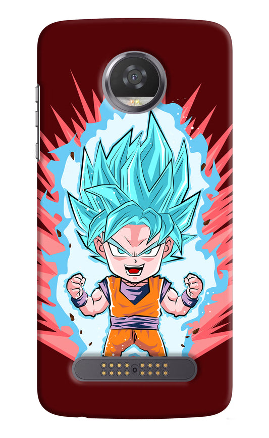 Goku Little Moto Z2 Play Hard Case Back Cover by Casekaro