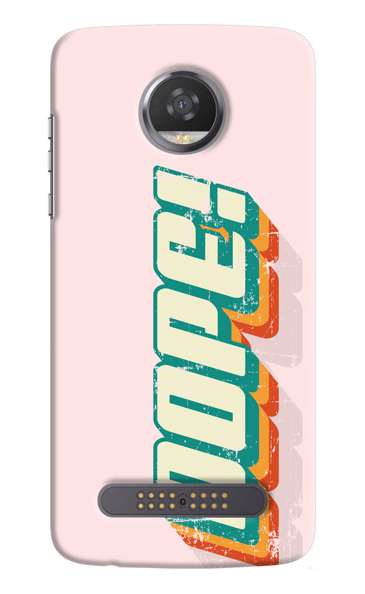 Dope Moto Z2 Play Hard Case Back Cover by Casekaro