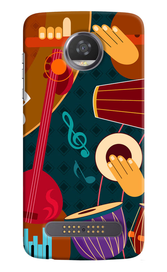 Music Instrument Moto Z2 Play Hard Case Back Cover by Casekaro