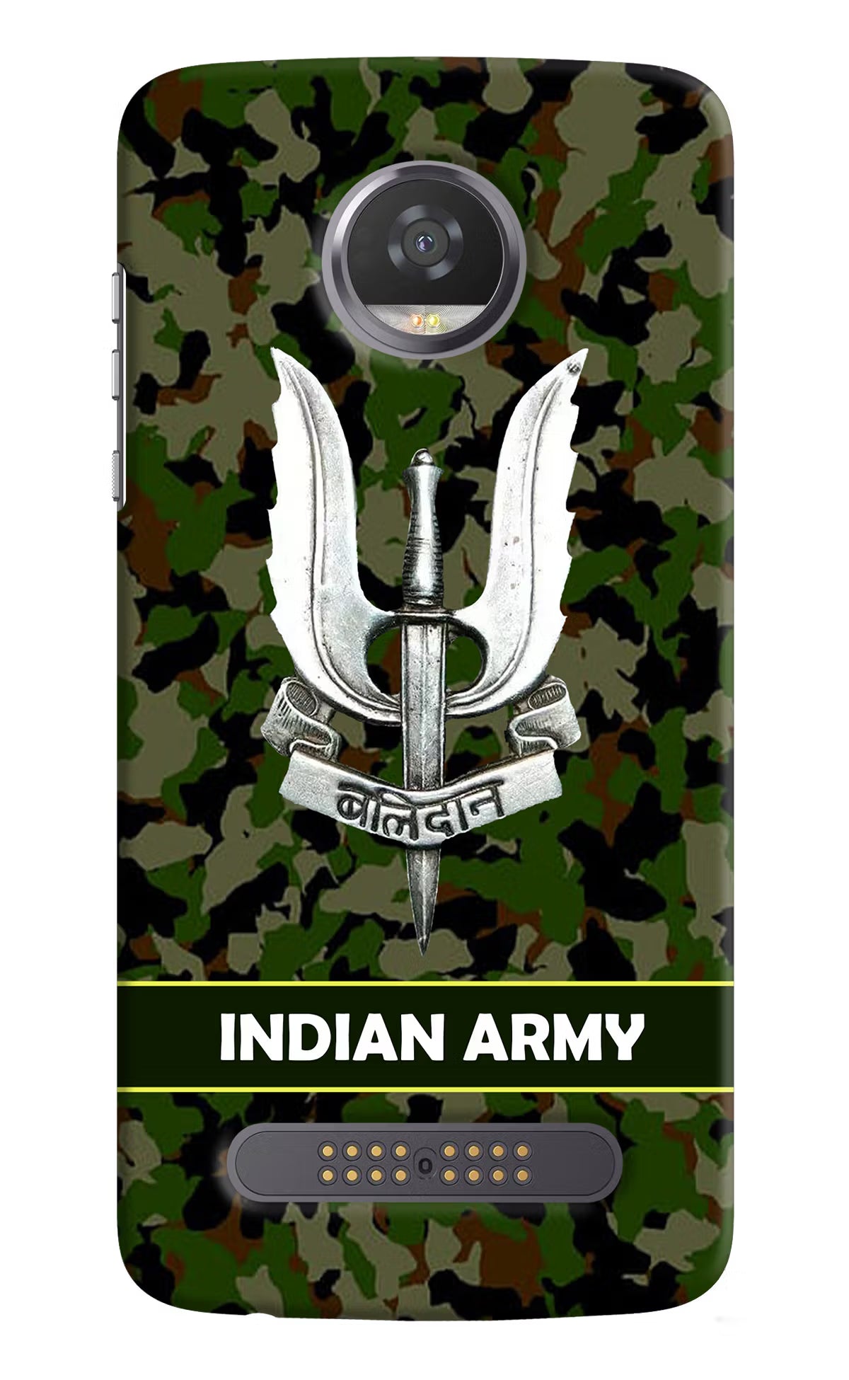 Balidan Indian Logo Moto Z2 Play Hard Case Back Cover by Casekaro