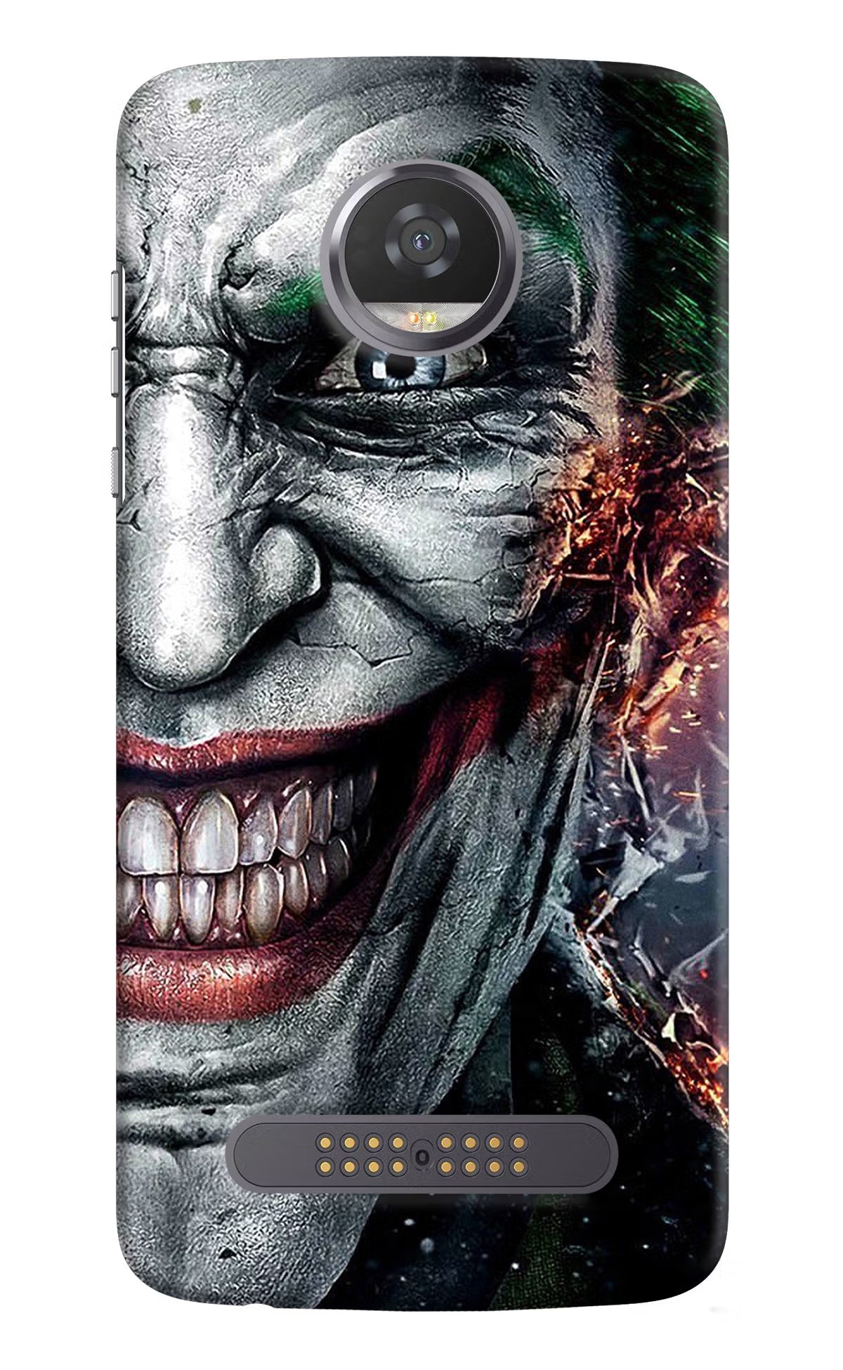 Joker Cam Moto Z2 Play Hard Case Back Cover by Casekaro