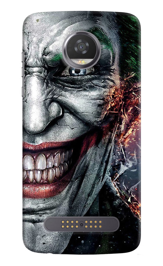 Joker Cam Moto Z2 Play Hard Case Back Cover by Casekaro