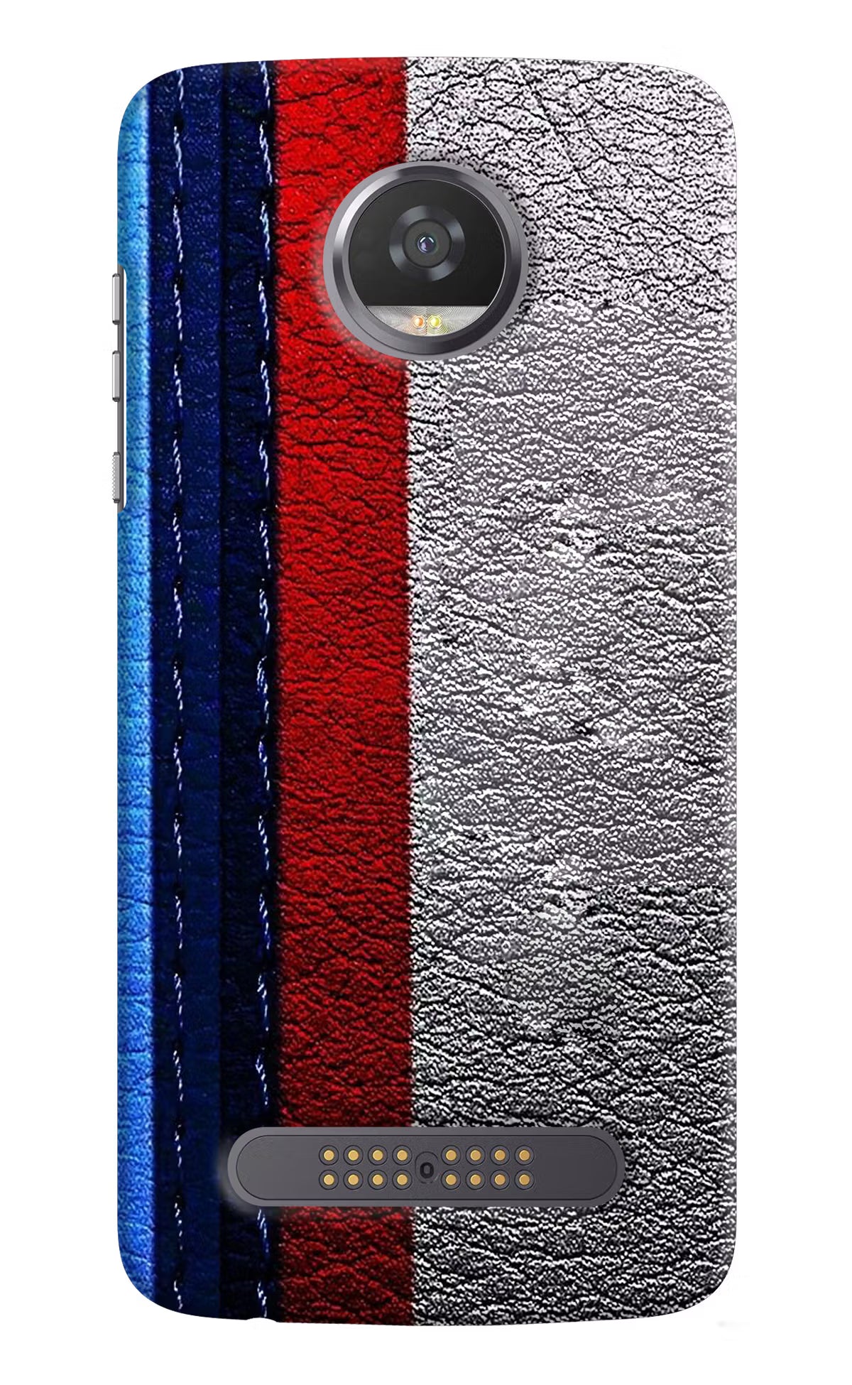 BMW Stripes Moto Z2 Play Hard Case Back Cover by Casekaro