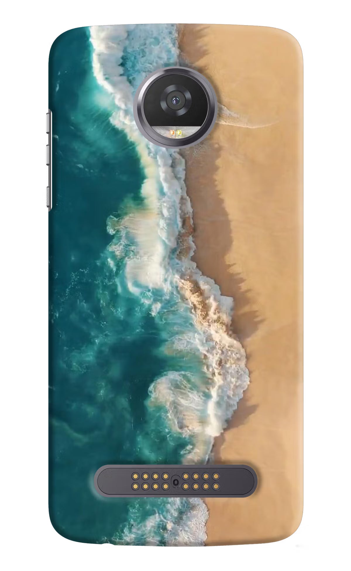 Ocean Beach Moto Z2 Play Hard Case Back Cover by Casekaro