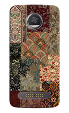 Desi Print Moto Z2 Play Hard Case Back Cover by Casekaro