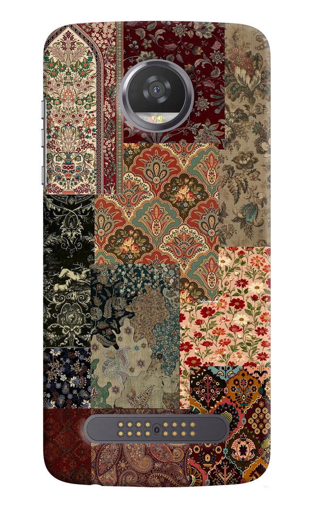 Desi Print Moto Z2 Play Hard Case Back Cover by Casekaro