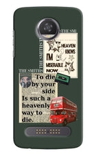 The Smiths Moto Z2 Play Hard Case Back Cover by Casekaro
