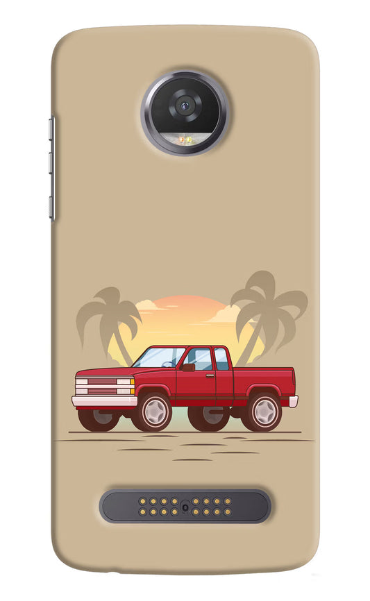 Desert Classic Drive Moto Z2 Play Hard Case Back Cover by Casekaro