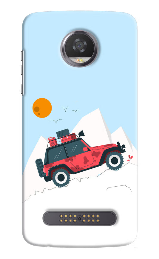 Mountain Trail Beast Moto Z2 Play Hard Case Back Cover by Casekaro