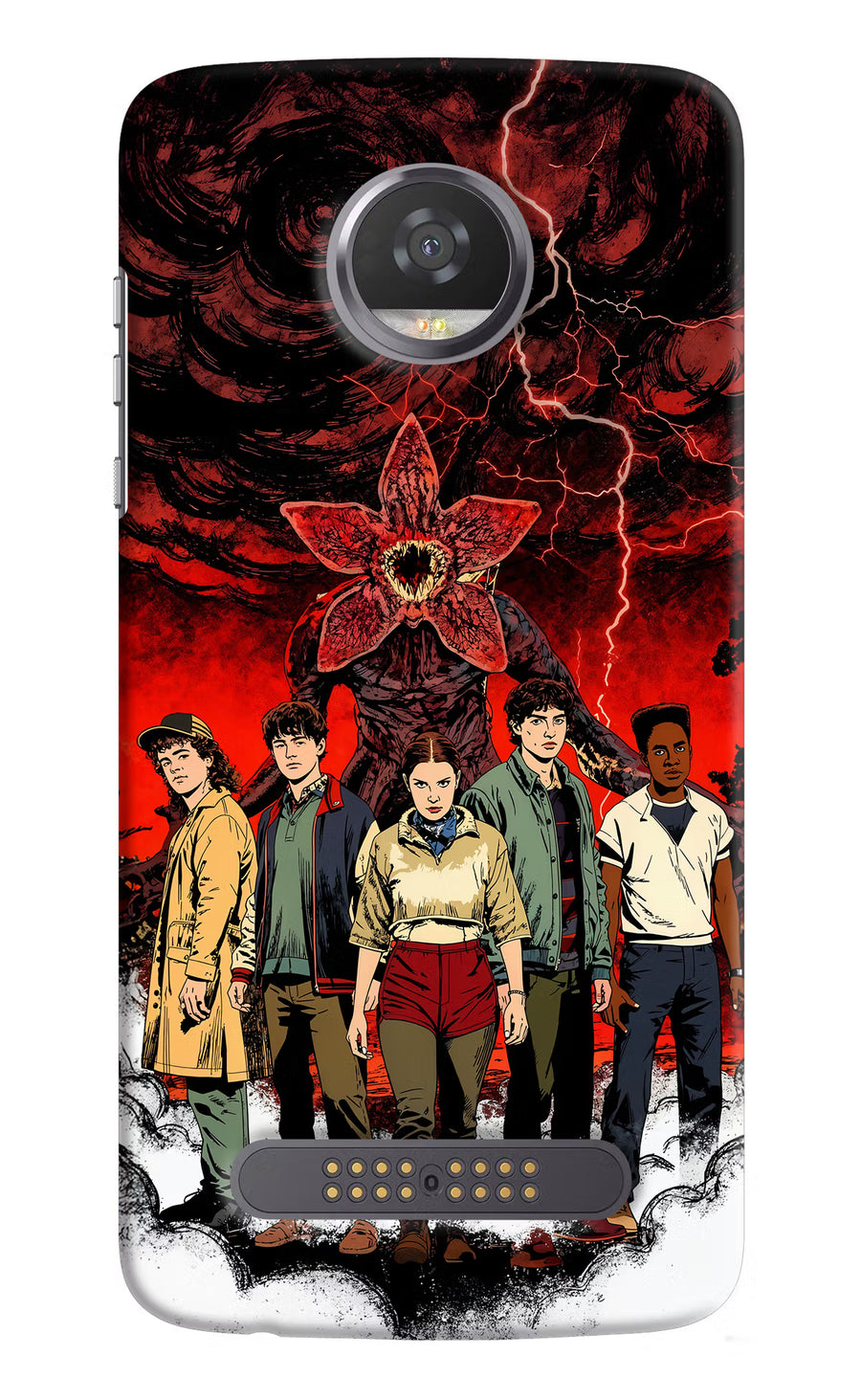 Ordinary Things Characters Moto Z2 Play Back Cover, Hard case